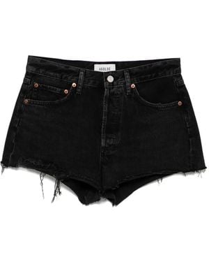 Agolde Parker Vintage Cut-Off Short - Black