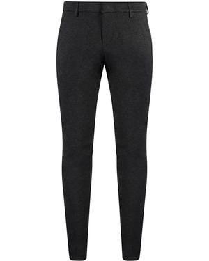 Dondup Houndstooth Pattern Chinos - Black