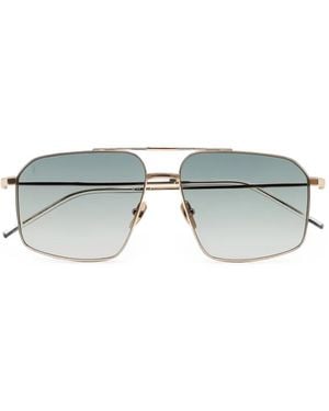 Kaleos Eyehunters Donnelly Geometric-Frame Sunglasses - Metallic