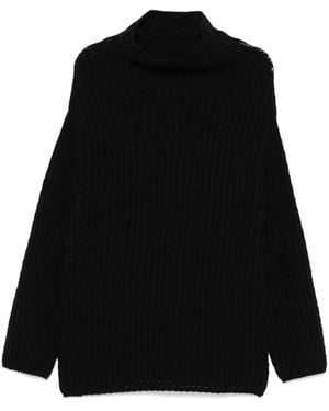 Forme D'expression Chunky Ribbed-Knit Jumper - Black