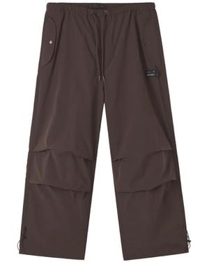 FIVE CM Logo-Patch Trousers - Grey