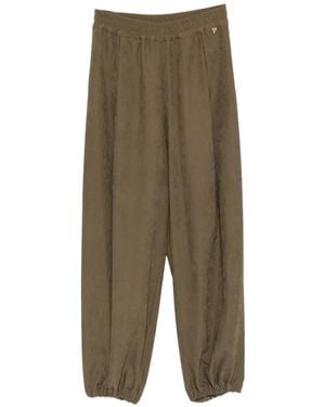 PHILIA LOFT Elasticated-Waist Pants - Green
