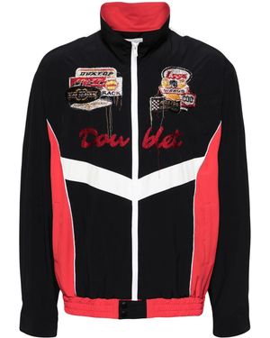 Doublet Paneled Track Jacket - Black