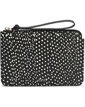 Isabel Marant Flat Leather Clutch Bag - Black