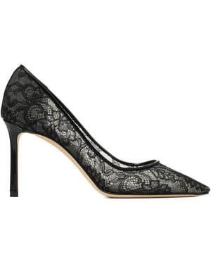 Jimmy Choo Romy 85 Court Shoes - Metallic