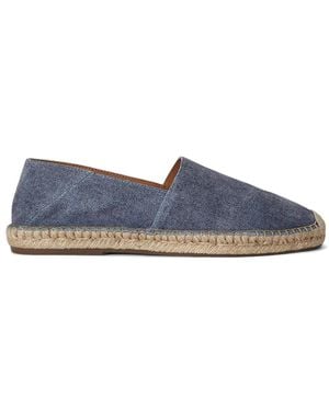 Polo Ralph Lauren Braided-Midsole Espadrilles - Blue