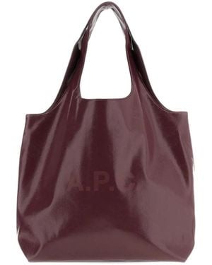 A.P.C. Ninon Tote Bag - Purple