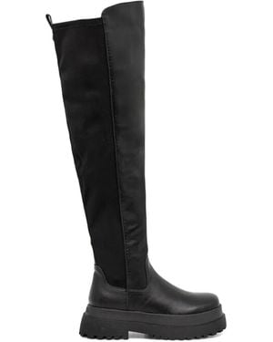 Buffalo Pluto Over-The-Knee Boots - Black