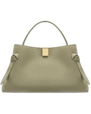 Yuzefi Gyoza Suede Tote Bag - Green