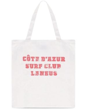 Laneus Côte D'Azur Tote Bag - White