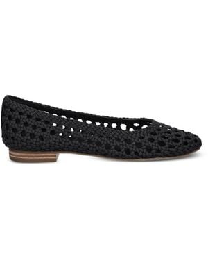 TOMS Ballerine Con Design Intrecciato - Nero