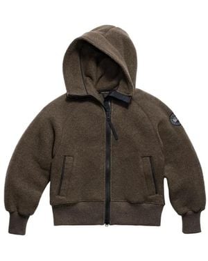 Canada Goose Chilliwack Fleece Bomber Jacket - Brown