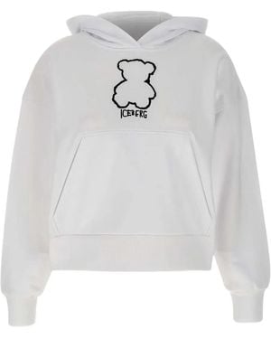 Iceberg Cotton Sweatshirt - White