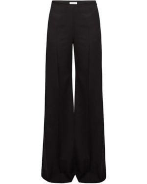 Nina Ricci Wool Trousers - Black