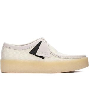 Clarks Cup Desert Boots - White