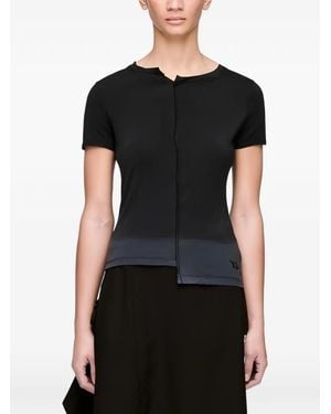 Y-3 Asymmetric T-Shirt - Black