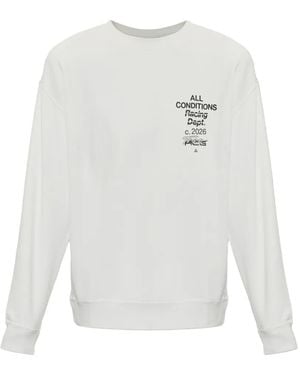 Nike Sudadera Acg Tuff De Vellón Con Logo - Blanco