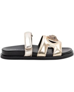 Kurt Geiger Eagle Cut-Out Sandals - White