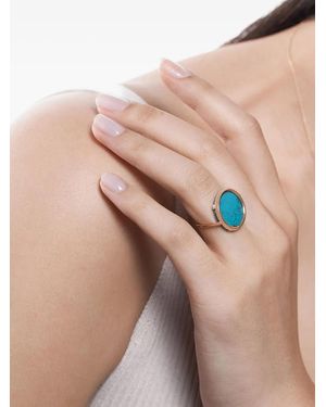 Ginette NY 18K Rose Fallen Sky Disc Ring - Natural