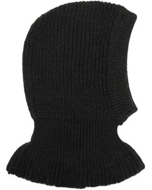 Lemaire Gerippte Balaklava - Schwarz