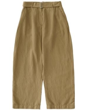 Studio Nicholson Chatto Belted Trousers - Green