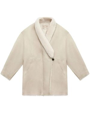 Isabel Marant Elanore Jacke Aus Shearling - Weiß
