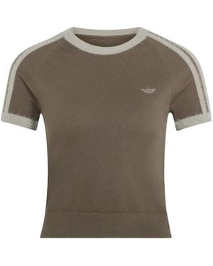 adidas Knitted Tee - Grey