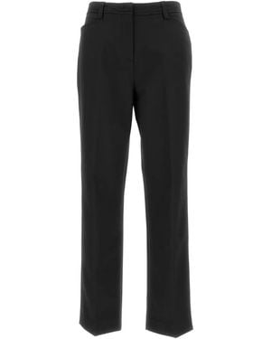 Thelatest Pocket Straight Trousers - Black