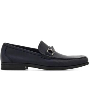 Ferragamo Gancini Ornament Loafers - Blue
