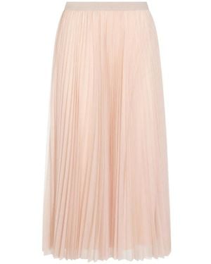 Fabiana Filippi Pleated Midi Skirt - Pink