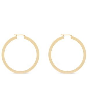 Saint Laurent Circle Simple Earrings - Natural