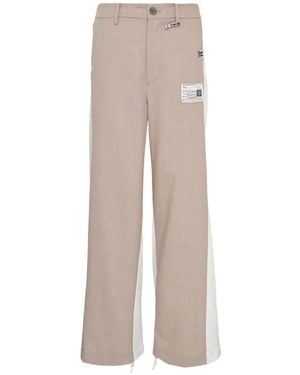 Maison Mihara Yasuhiro Pantalon À Lien De Resserrage - Natural