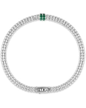 Officina Bernardi Enigma S Armband Met Smaragd En Diamant - Metallic