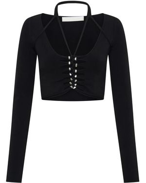 Dion Lee カットアウト ホルターネックトップ - ブラック