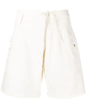 Brunello Cucinelli Wide-Leg Denim Shorts - White