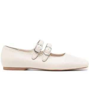 Senso Bina Leather Mary Janes - White