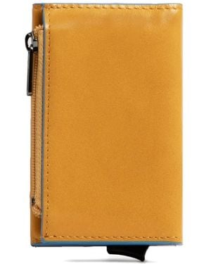 Piquadro Pop-Up Wallet - Yellow