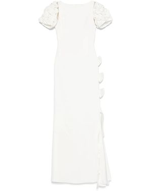 SILK LOVE & LACE Rosa Dress - White