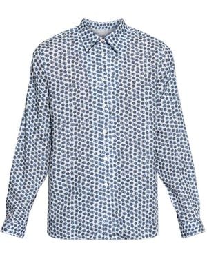 Paul Smith Hemd Mit Zine Floral-Print - Blau