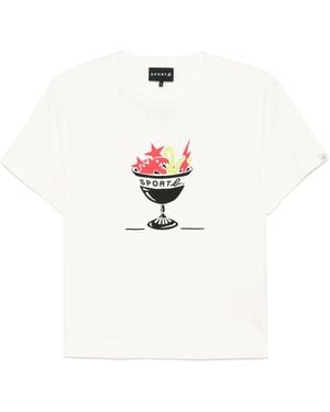 SPORT b. by agnès b. グラフィック Tシャツ - ホワイト