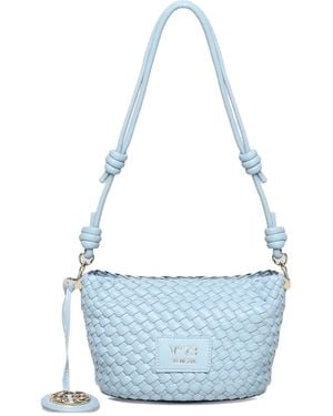 V73 Kornelia Woven Shoulder Bag - Blue