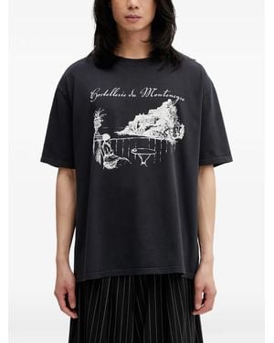 Rhude Graphic-Print T-Shirt - Black