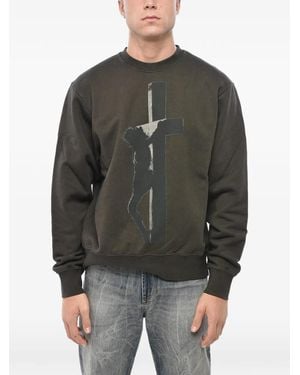 1989 STUDIO Long-Sleeve Round-Neck Sweatshirt - Grey