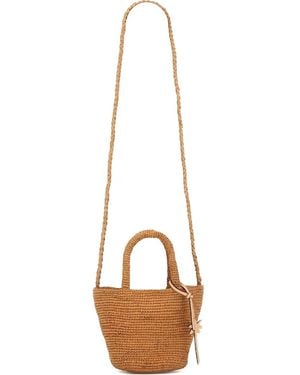 Manebí Bolso shopper con detalle de piel - Blanco