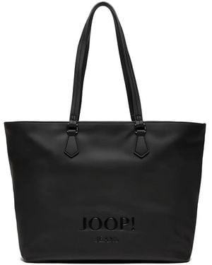 Joop! Lettera Embossed-Logo Tote Bag - Black