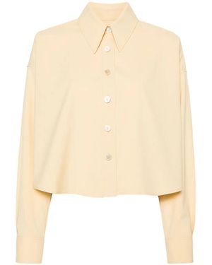 Fabiana Filippi Buttoned Cropped Shirt - Natural