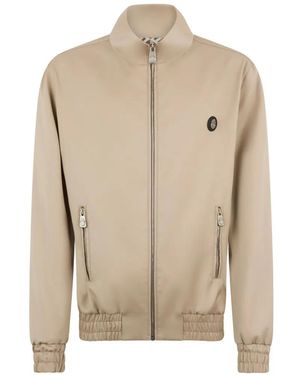Billionaire Wool Zip-Up Tracksuit Jacket - Natural