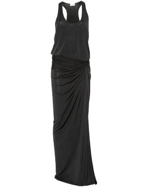 ANDAMANE Juno Knot-Detail Maxi Dress - Black