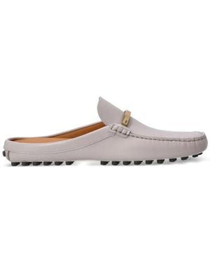 Tod's ロゴ ミュール - ホワイト