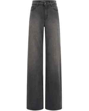 Marine Serre Moon Laser Jeans - Grau